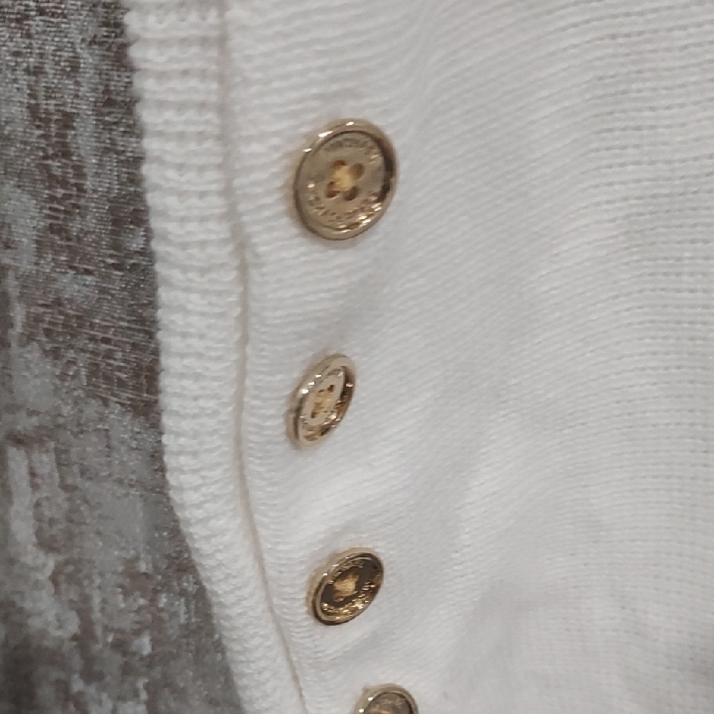 Michael Kors Cream Scoop Neck Sweater - Picture 4 of 5